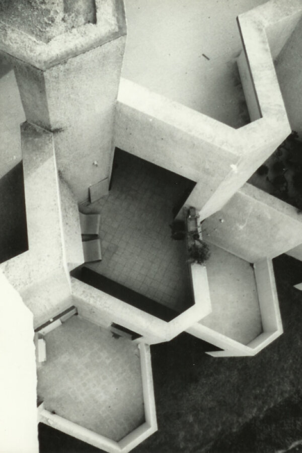 Dubiner Apartment House, Ramat Gan, Israel, 1961-1963, Alfred Neumann, Eldar Sharon, Zvi Hecker